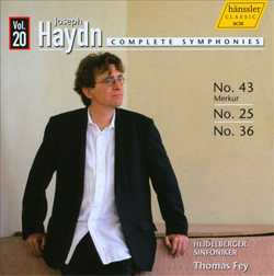 Joseph Haydn: Sinfonien Vol. 20
