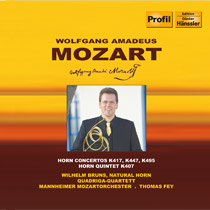 Wolfgang Amadeus Mozart: Hornkonzerte Es-Dur